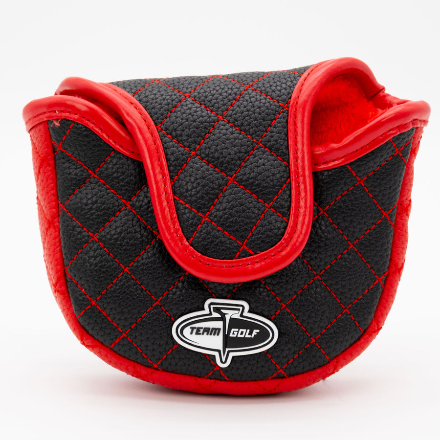 Georgia Bulldogs solid quilted mallet putter cover, back view