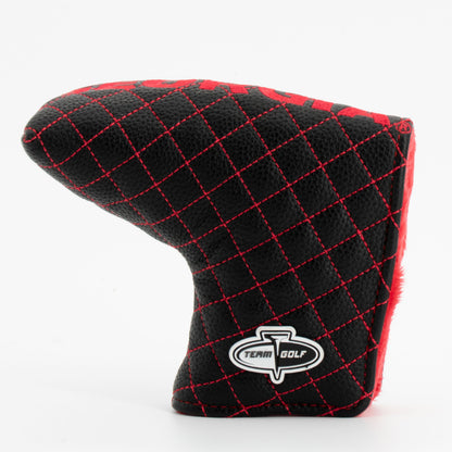 Georgia Bulldogs Solid Quilted Blade Putter Cover, back view