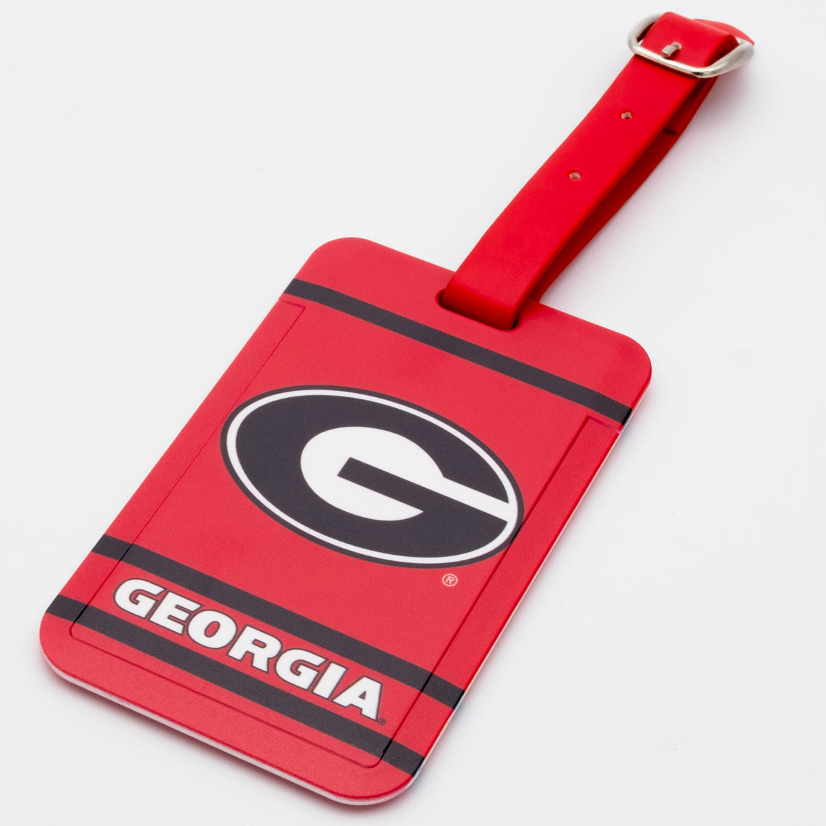 Georgia Bulldogs plastic golf bag tag by Team Golf, product photo 1