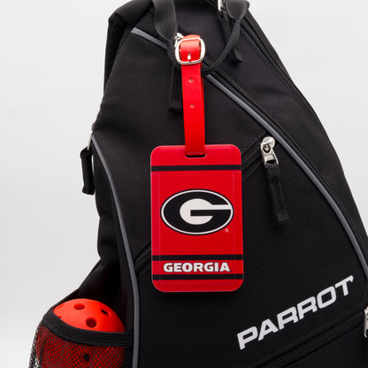 Georgia Bulldogs plastic golf bag tag by Team Golf, product photo 3