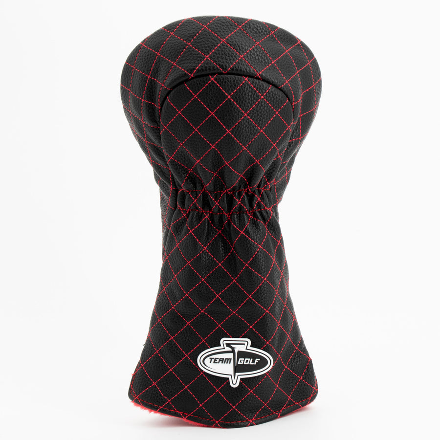 Georgia Bulldogs split quilted driver cover, back view
