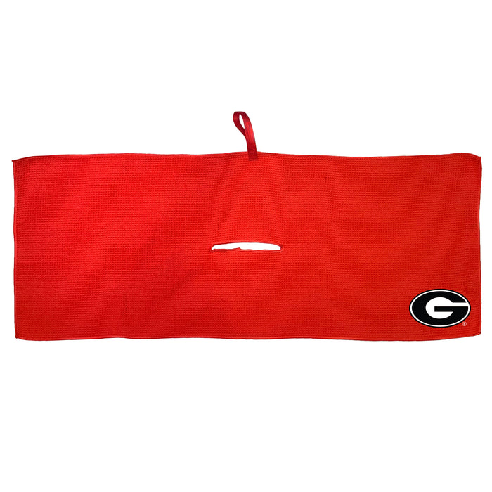 Georgia Bulldogs 16 x 40 microfiber golf towel with team logo