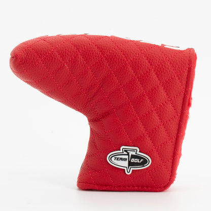 Georgia Bulldogs Split Quilted Blade Putter Cover, back view