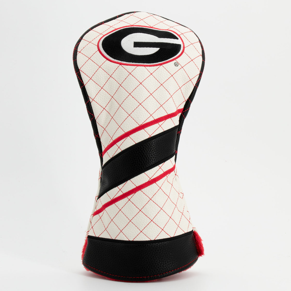 Georgia Bulldogs Striped Quilted Driver Headcover, front view