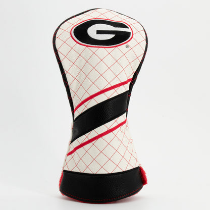 Georgia Bulldogs Striped Quilted Driver Headcover, front view