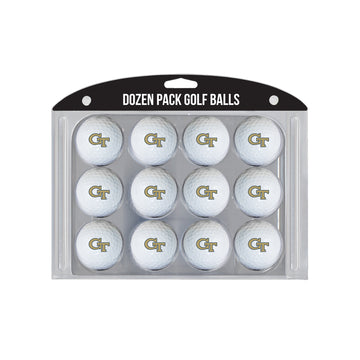 Georgia Tech Yellow Jackets Golf Balls - 12 Pack