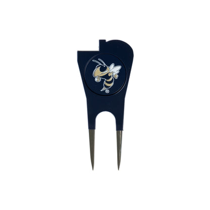 Georgia Tech Yellow Jackets Custom Shaped Divot Tool - Image 2 - Club Rehab