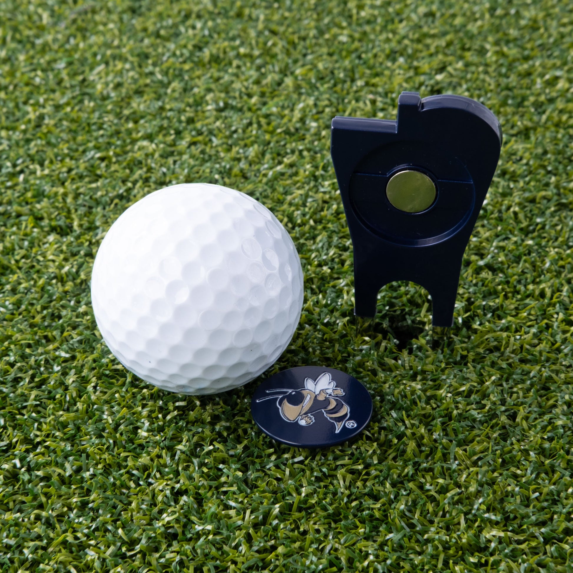 Georgia Tech Yellow Jackets Custom Shaped Divot Tool - Image 6 - Club Rehab