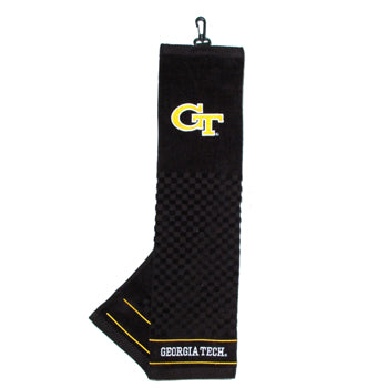 Georgia Tech Yellow Jackets embroidered golf towel