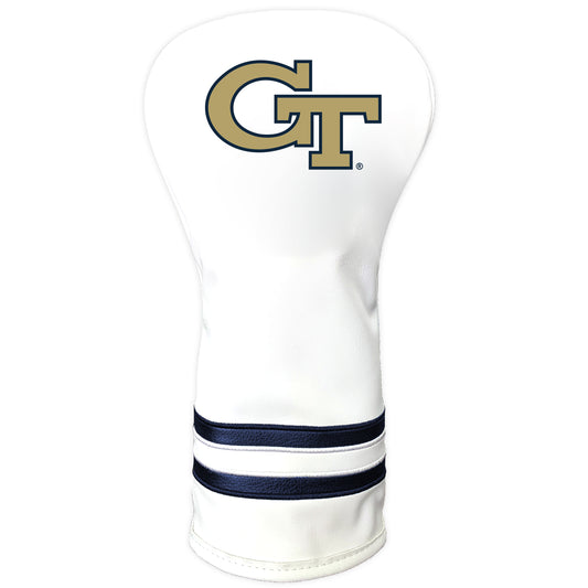 Georgia Tech Yellow Jackets Vintage Golf Headcovers – White
