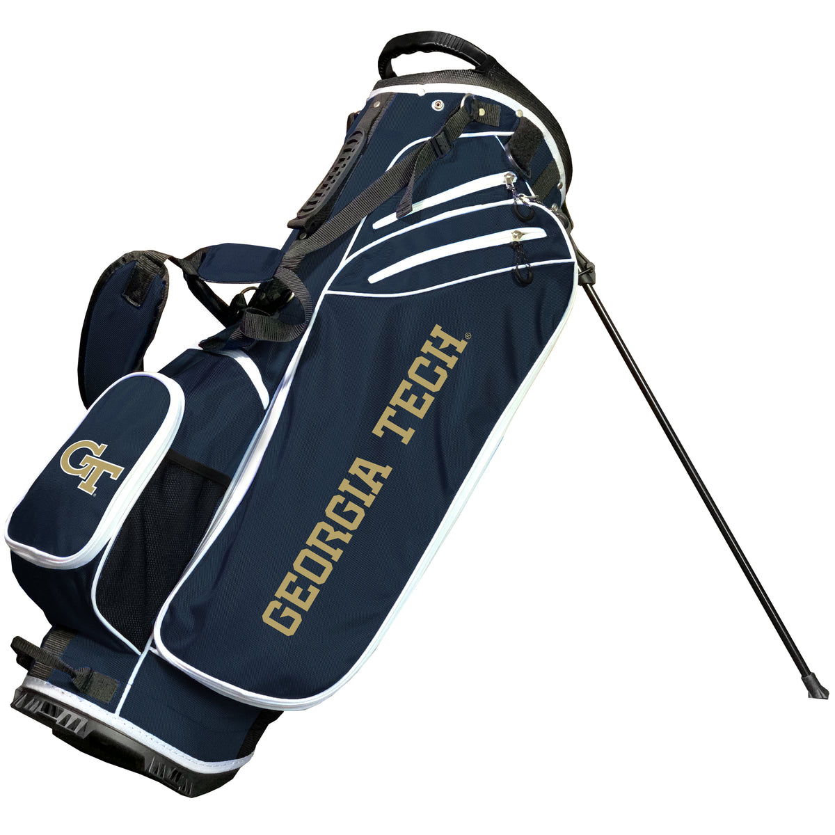 Georgia Tech Yellow Jackets Birdie stand golf bag, Navy color