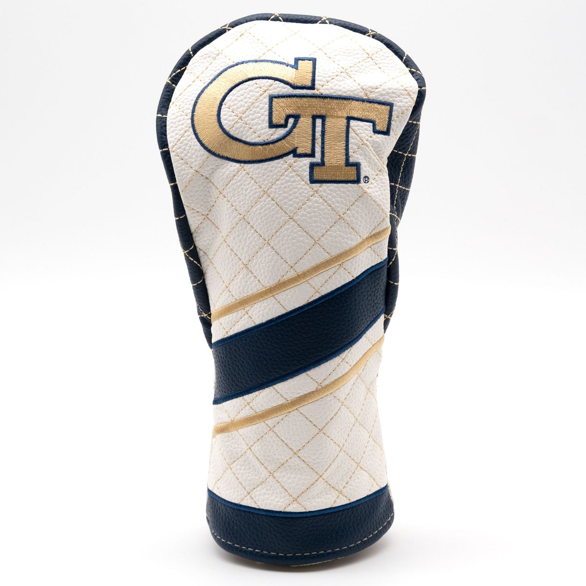 Georgia Tech Yellow Jackets Stripe Quilted Fairway Headcover - golf headcover product images