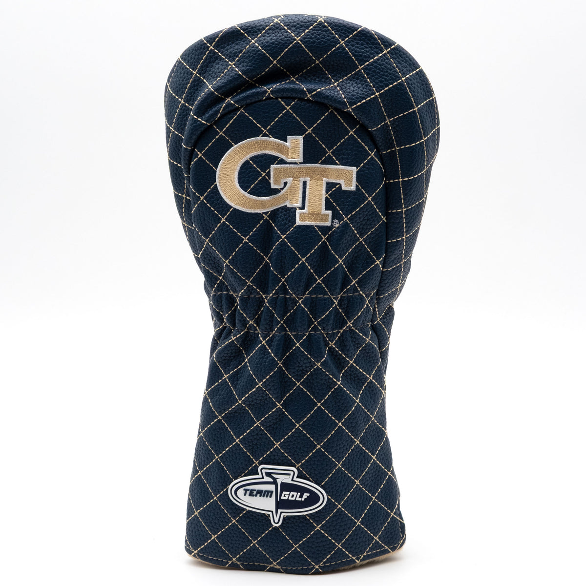 Georgia Tech Yellow Jackets Solid Quilted Driver Headcover, back view