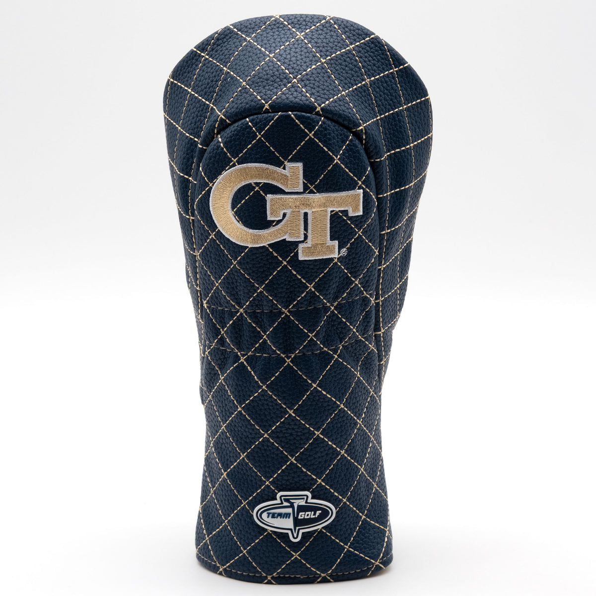 Georgia Tech Yellow Jackets Solid Quilted Fairway Headcover, back view
