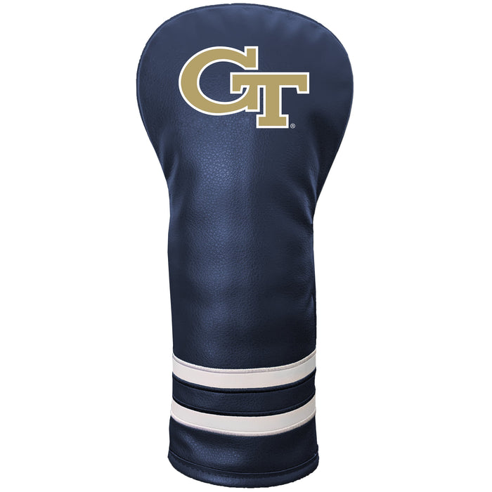Georgia Tech Yellow Jackets Vintage Color Printed Fairway Headcover