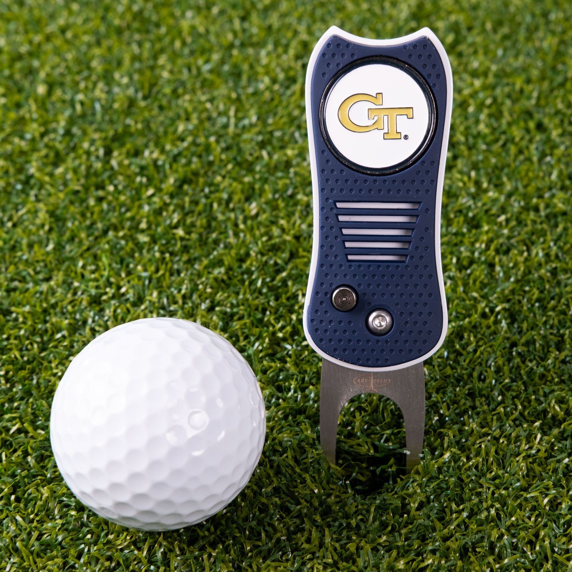 Georgia Tech Yellow Jackets Switchblade Divot Tool - Image 2 - Club Rehab