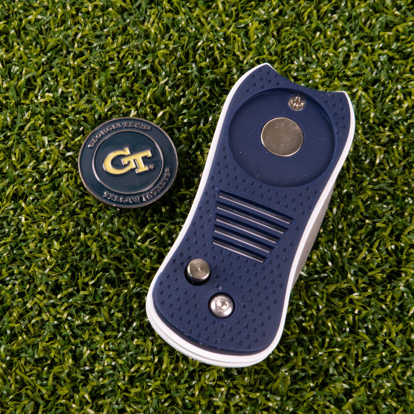 Georgia Tech Yellow Jackets Switchblade Divot Tool - Image 3 - Club Rehab
