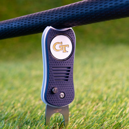 Georgia Tech Yellow Jackets Switchblade Divot Tool - Image 4 - Club Rehab
