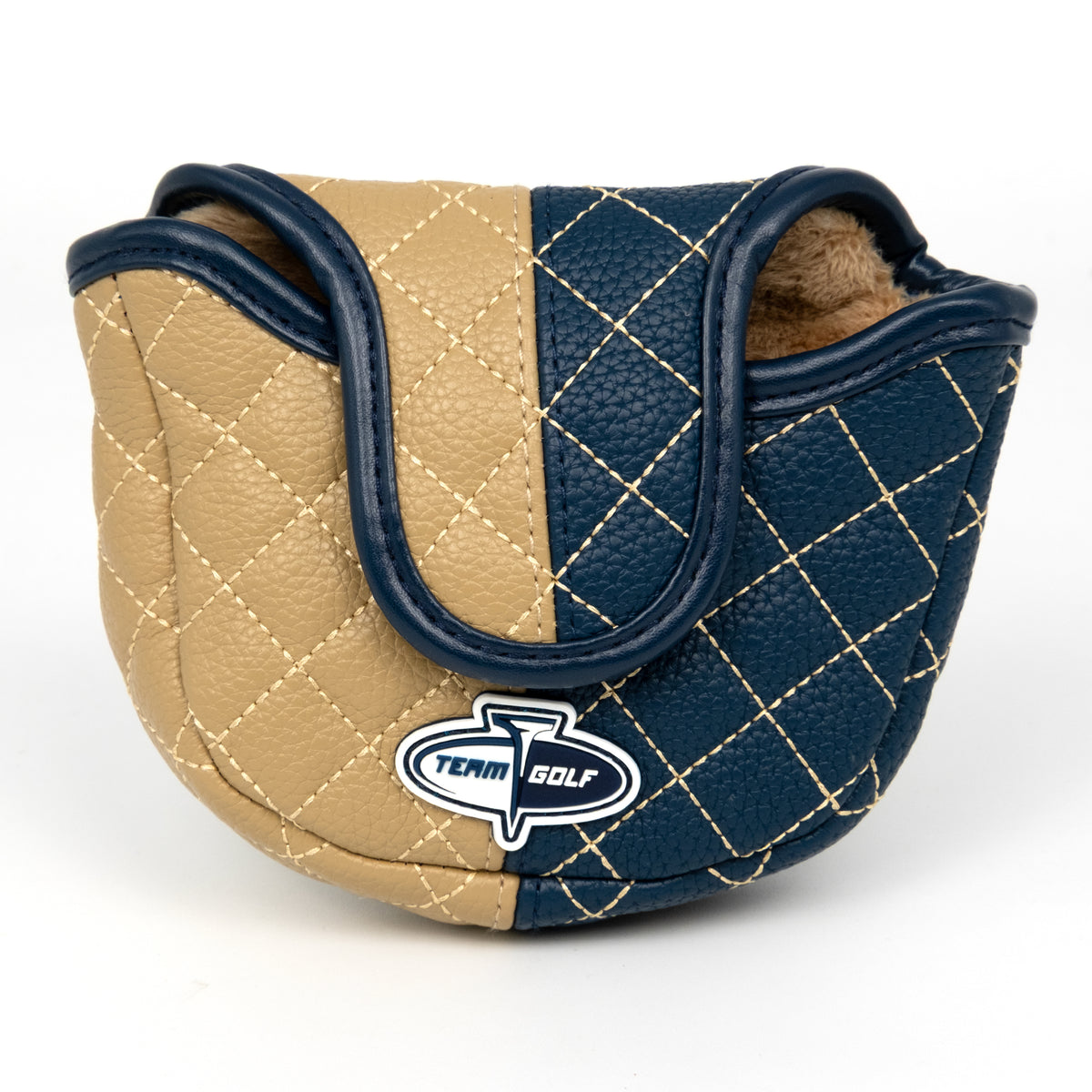 Georgia Tech Yellow Jackets Split Quilted Mallet Putter Cover, back view
