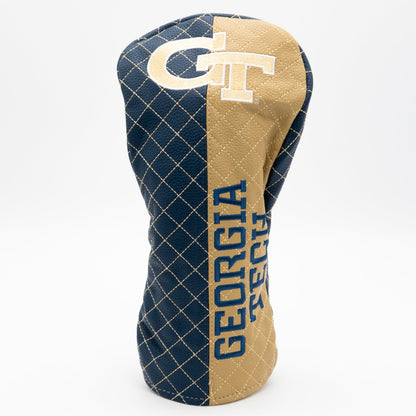 Georgia Tech Yellow Jackets Split Quilted Driver Headcover - golf headcover product images
