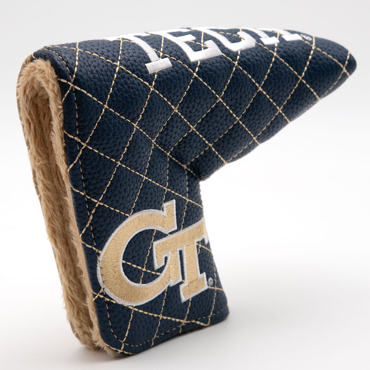 Georgia Tech Yellow Jackets Split Quilted Blade Putter Headcover