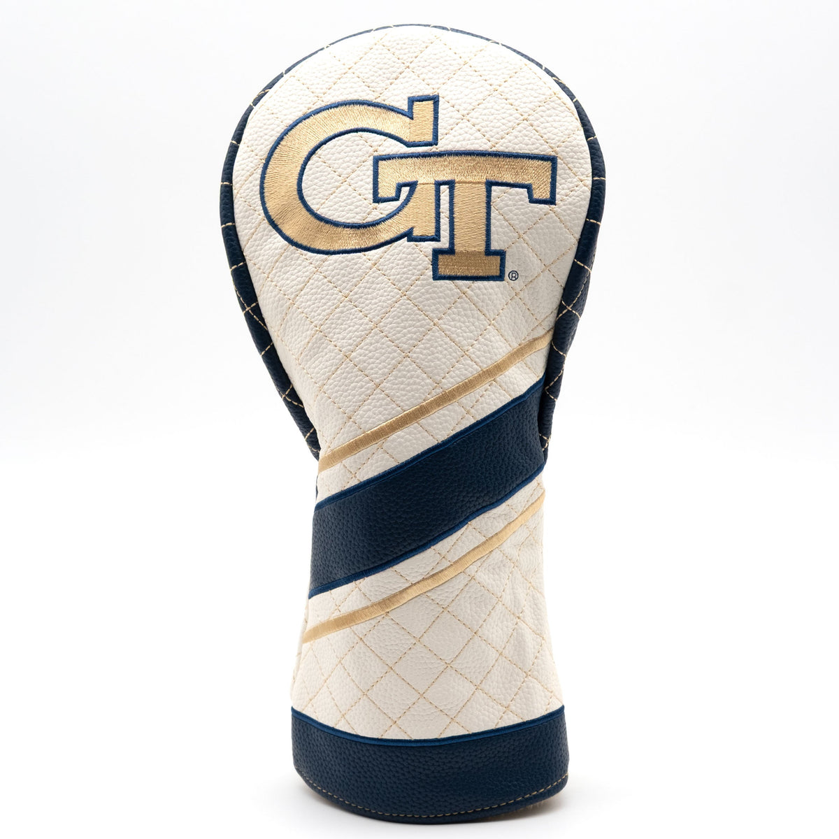Georgia Tech Yellow Jackets Stripe Quilted Driver Headcover - golf headcover product images