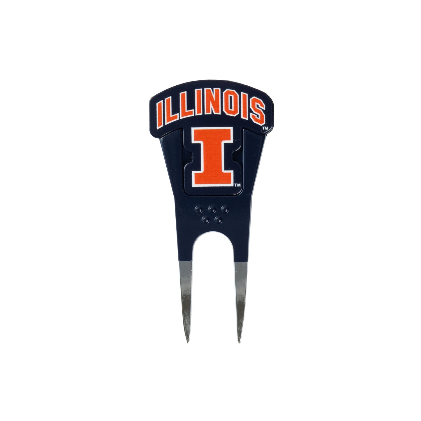 Illinois Fighting Illini Custom Shaped Divot Tool - Image 1 - Club Rehab