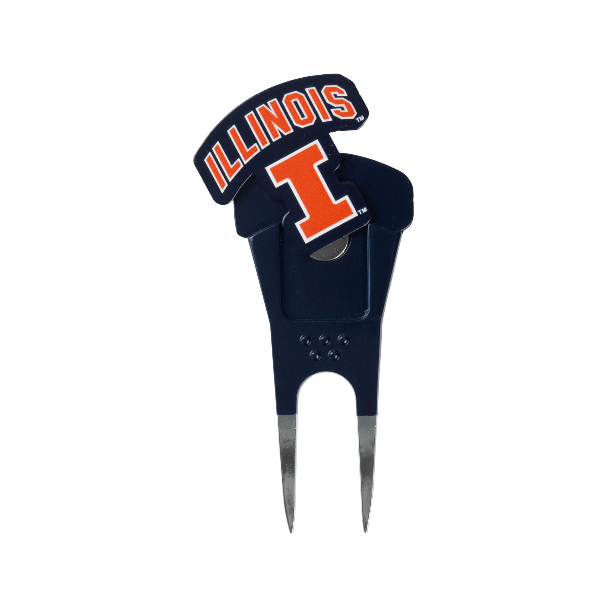Illinois Fighting Illini Custom Shaped Divot Tool - Image 3 - Club Rehab
