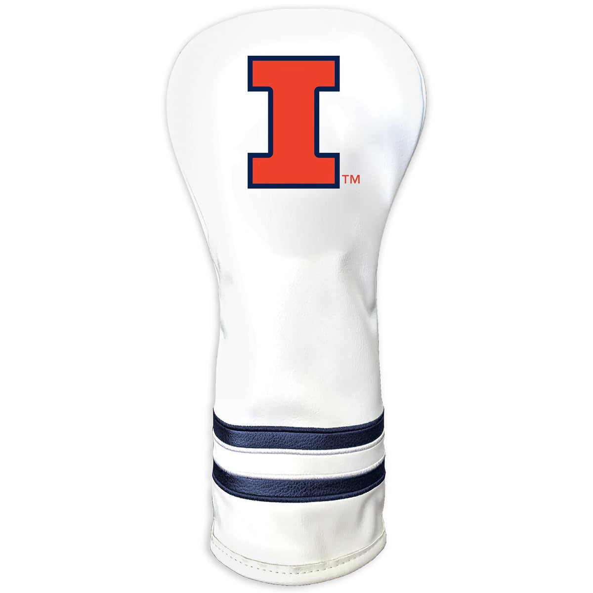 Illinois Fighting Illini Vintage White Printed Fairway Headcover - golf headcover product images