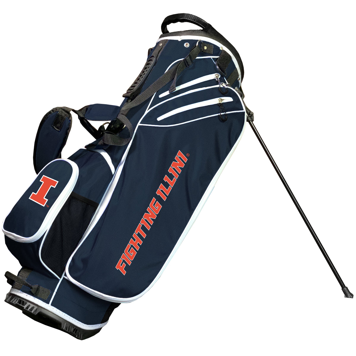 Illinois Fighting Illini Birdie stand golf bag, Navy color