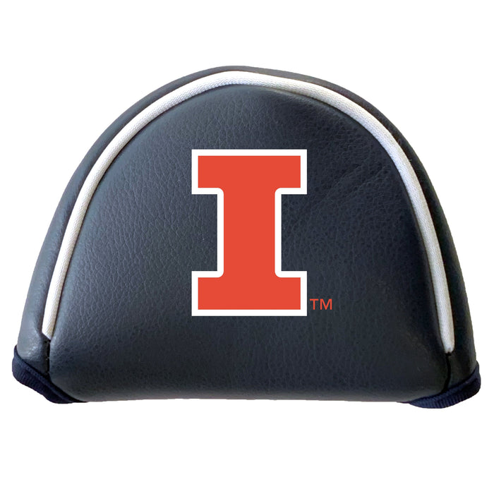Illinois Fighting Illini Vintage Color Printed Mallet Putter Headcover