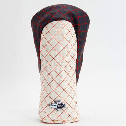 Illinois Fighting Illini Striped Quilted Fairway Headcover, back view