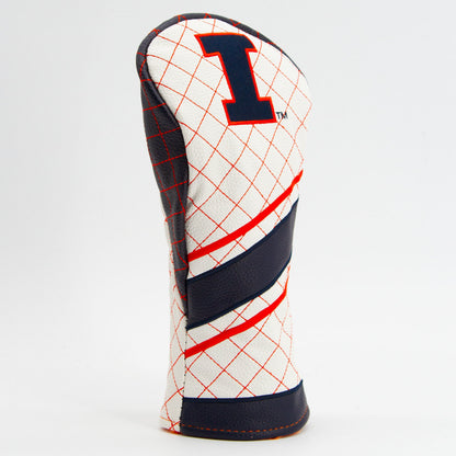 Illinois Fighting Illini Stripe Quilted Fairway Headcover - golf headcover product images
