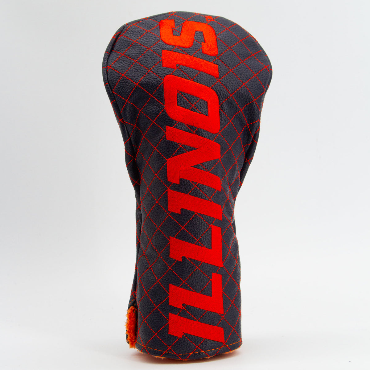Illinois Fighting Illini Solid Quilted Driver Headcover, front view