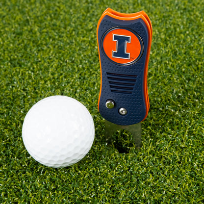 Illinois Fighting Illini Switchblade Divot Tool - Image 2 - Club Rehab