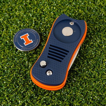 Illinois Fighting Illini Switchblade Divot Tool - Image 3 - Club Rehab