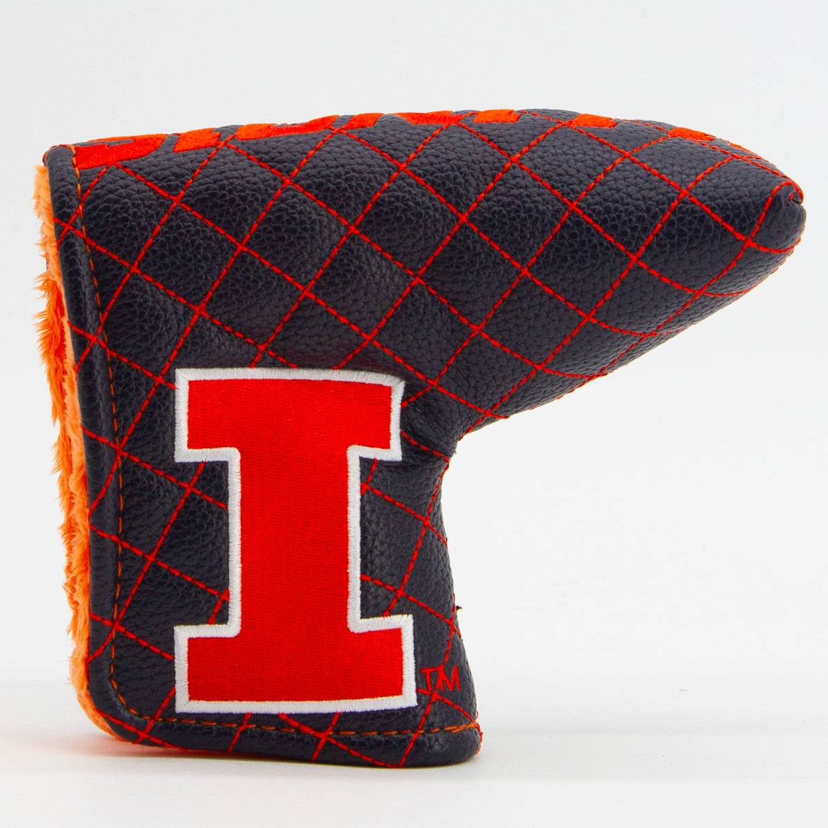 Illinois Fighting Illini Solid Quilted Blade Putter Headcover