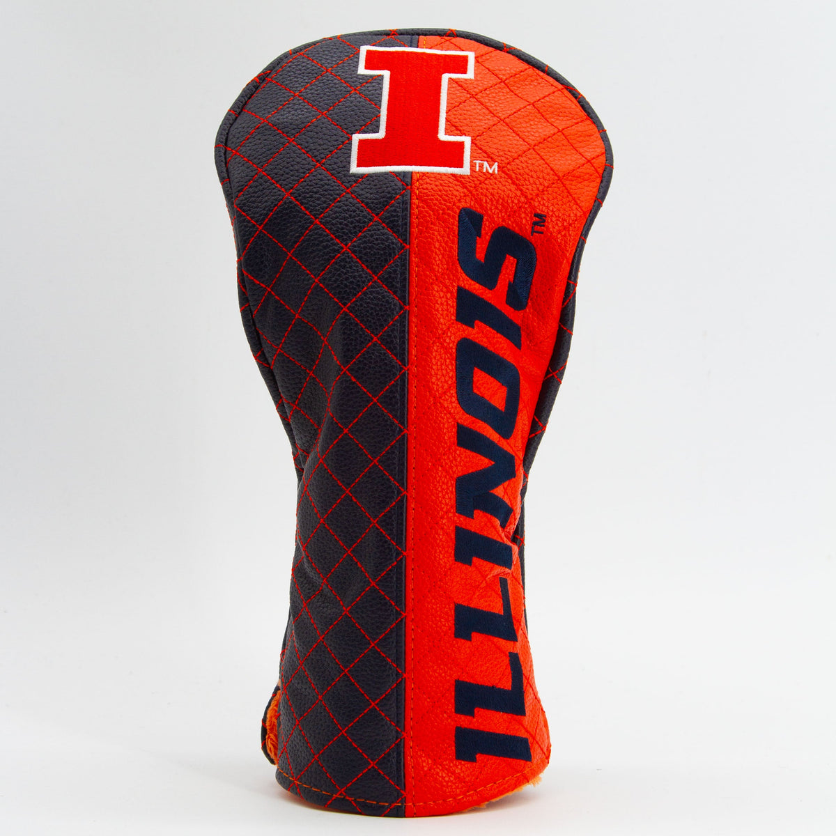 Illinois Fighting Illini Split Quilted Driver Headcover - golf headcover product images
