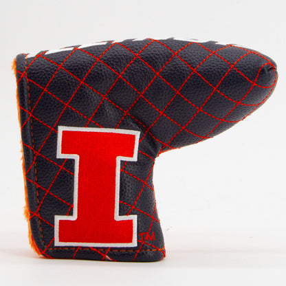 Illinois Fighting Illini Split Quilted Blade Putter Headcover