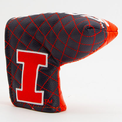 Illinois Fighting Illini Split Quilted Blade Putter Headcover