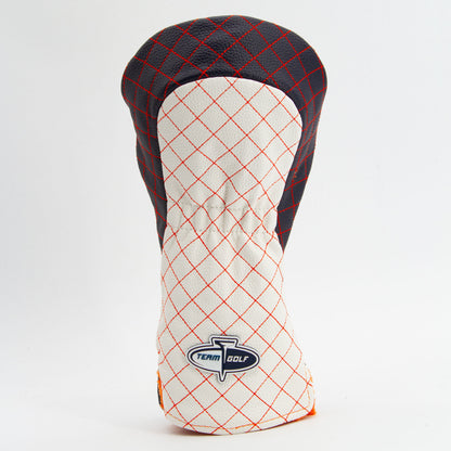 Illinois Fighting Illini Striped Quilted Driver Headcover, back view