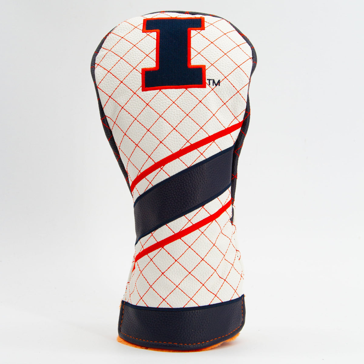 Illinois Fighting Illini Stripe Quilted Driver Headcover - golf headcover product images