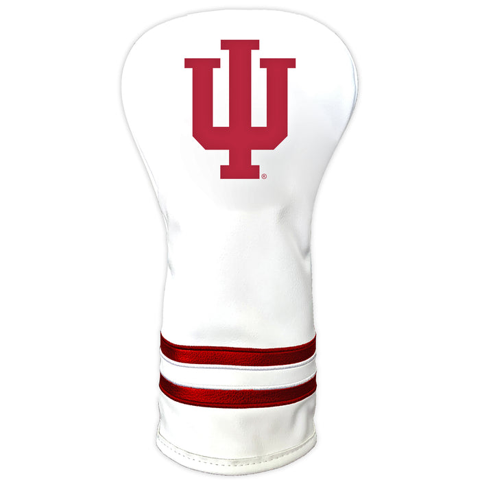 Indiana Hoosiers vintage driver white printed golf headcover
