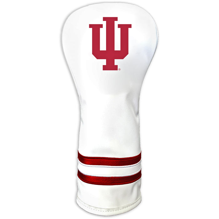 Indiana Hoosiers vintage fairway white printed golf headcover