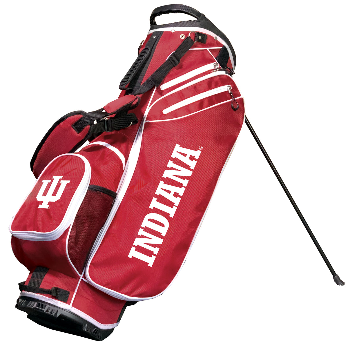 Indiana Hoosiers Birdie stand golf bag, Dark Red color