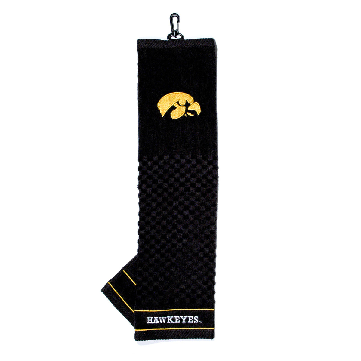 Iowa Hawkeyes embroidered golf towel