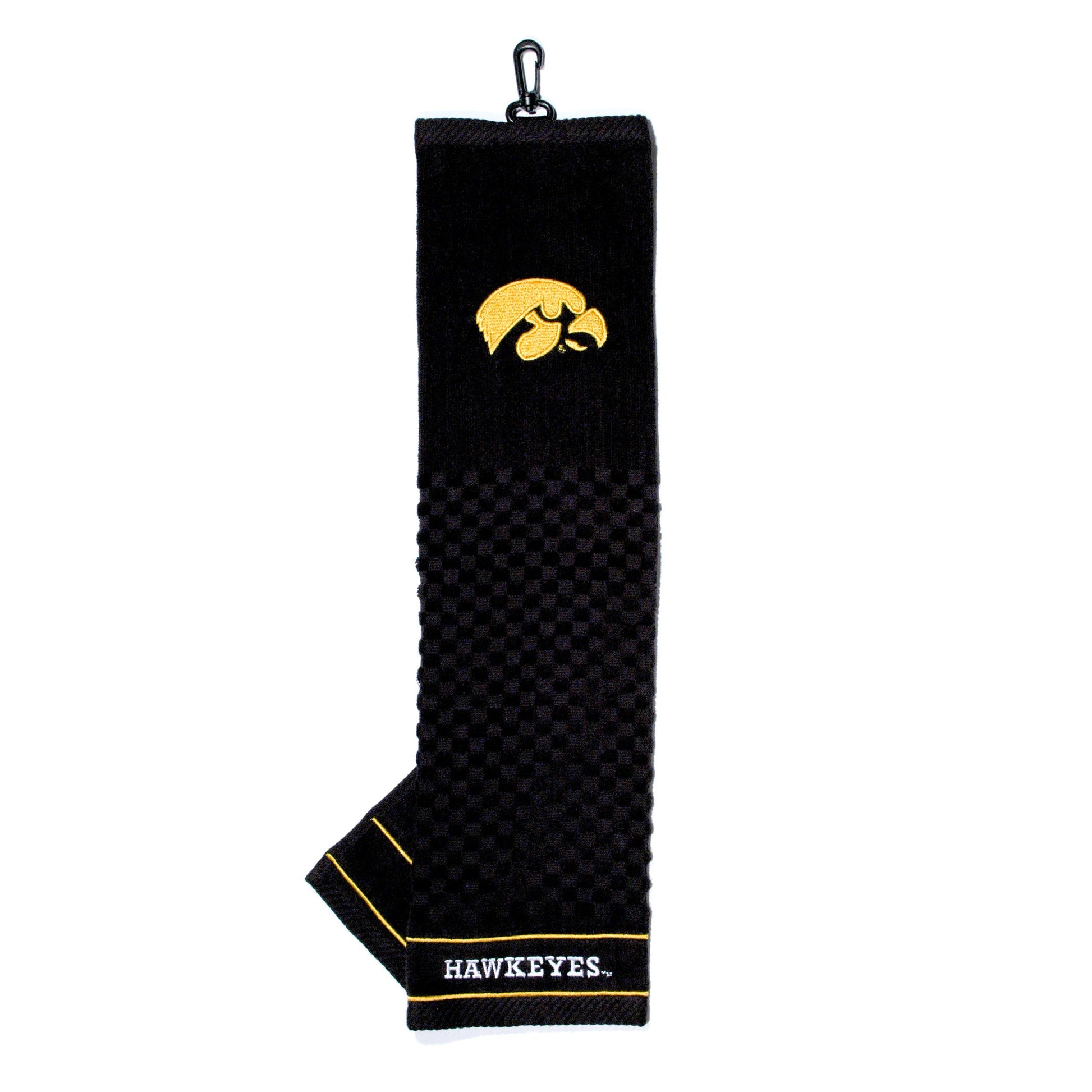 Iowa Hawkeyes embroidered golf towel