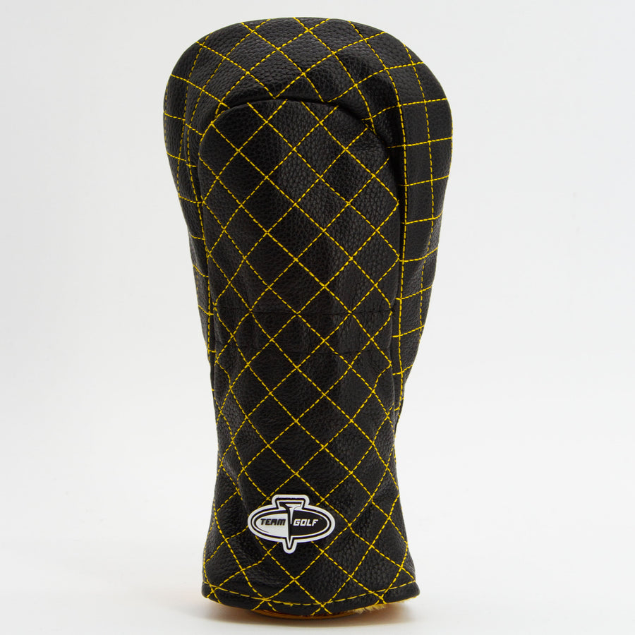Iowa Hawkeyes split quilted fairway cover, back view