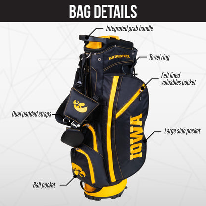 Iowa Hawkeyes Fairway Stand Bag - Image 3 - Club Rehab
