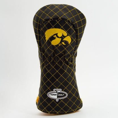 Iowa Hawkeyes Solid Quilted Driver Headcover, back view
